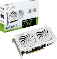 Asus Dual GeForce RTX 4060 EVO OC White 8GB GDDR6 DUAL-RTX4060-O8G-EVO-WHITE)