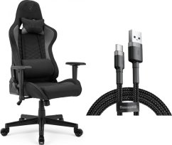 SENSE7 Spellcaster materiałowy czarno-szary + kabel usb
