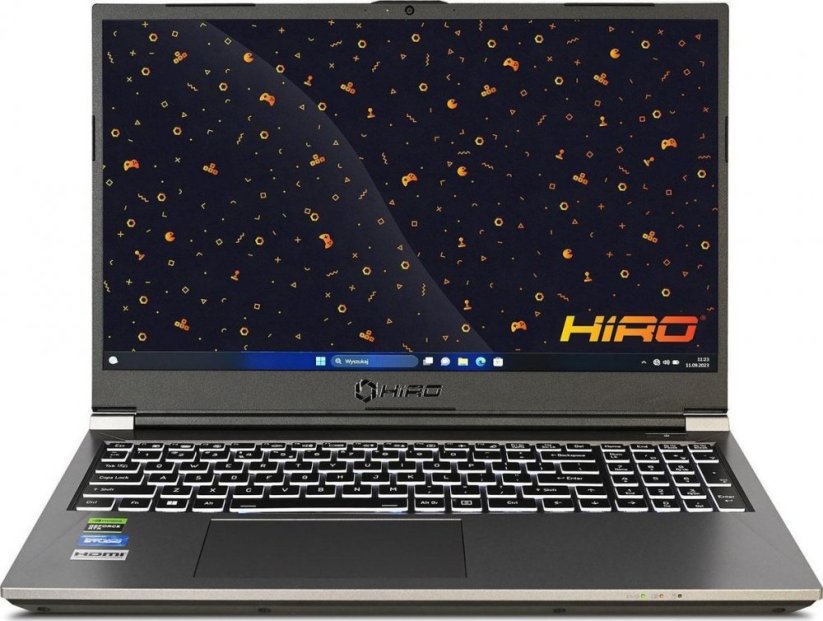 Hiro Notebook gamingowy HIRO K560 15,6\'\', 144Hz, i7-13700H, RTX 4060 8GB, 16GB RAM, 1TB SSD M.2, Windows 11