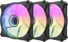 Darkflash Infinity 8 PWM ARGB Čierny 3-pack