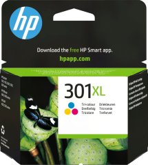 HP 301XL High Yield Tri-Color Original Ink Cartridge (CH564EE#LS1)