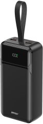 BWOO 65 W z wyświetlaczem LCD 2x USB-A 1x USB-C 30000 mAh Czarny (GSM191562)