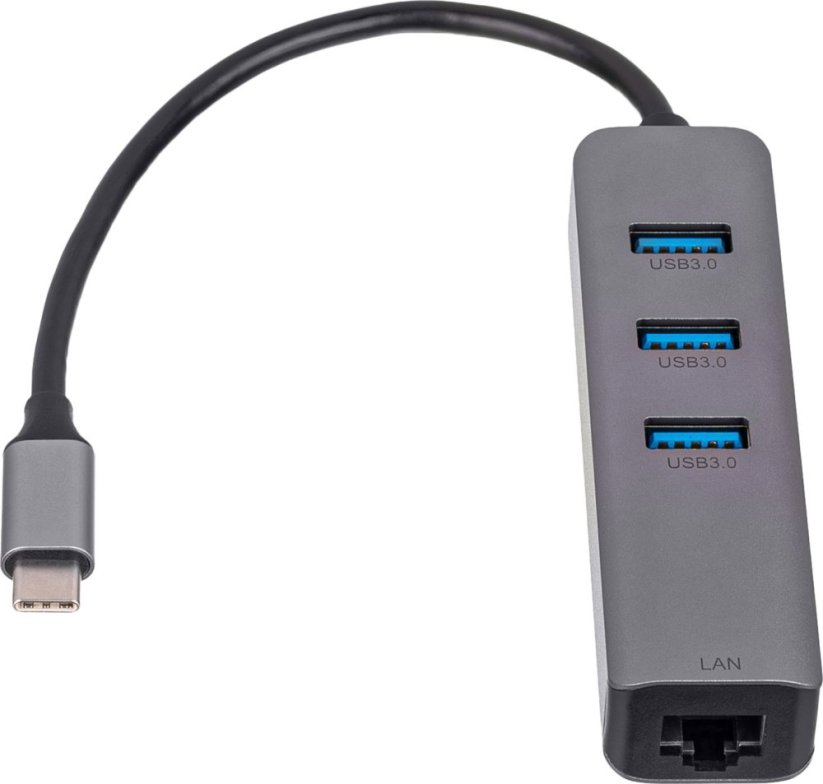 Akyga 1x RJ-45  + 3x USB-A 3.0 (AK-AD-66)