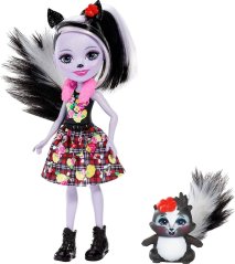 Mattel Enchantimals Bábika + zvieratáko Sage Skunk (DVH87/DYC75)