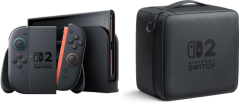 Nintendo Switch 2 Black (N2H001) + Switch 2 Carrying Case All in One (N2P402)