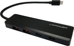 LC-Power LC-HUB-U3-4-C 2xUSBA 1XUSB-C Black retail