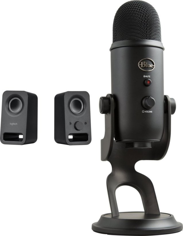 Logitech Z150 (980-000814) + Yeti USB Blackout (988-000229)