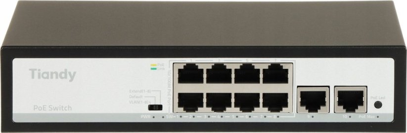 Uniview POE TC-P3S010 SPEC:F/0820/AT/90 8-portowy Tiandy