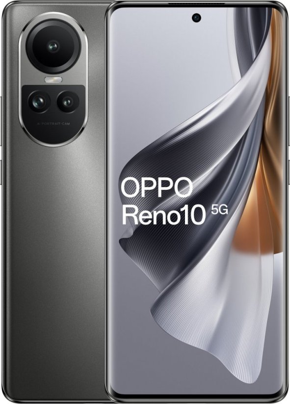 Oppo Reno 10 5G 8/256GB Sivý  (69321693329410)