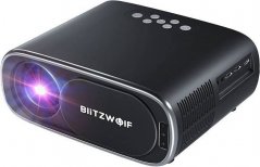 Blitzwolf Rzutnik / Projektor LED BlitzWolf BW-V4 1080p, Wi-Fi + Bluetooth (Čierny)