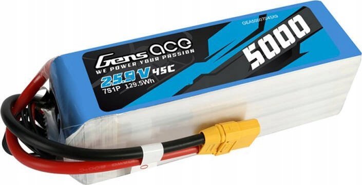 Gens Ace akumulátor Gens ace 5000mAh 25.9V 45C 7S1P Lipo z konektorem XT90