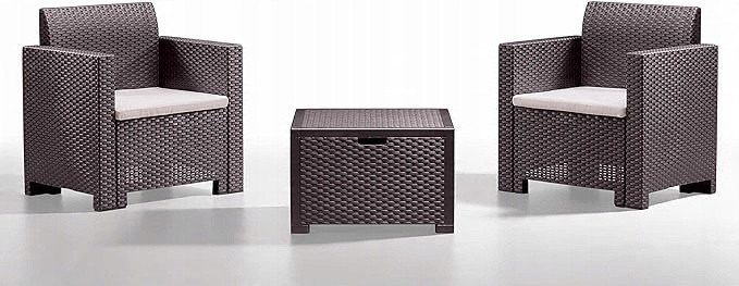 Gardena Garden furniture set Set Nebraska Terrace brown 8003723390733