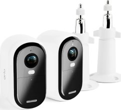 Arlo ESSENTIAL 2 FHD Outdoor Camera 2pack W/2-Wall Mount Retail BDL