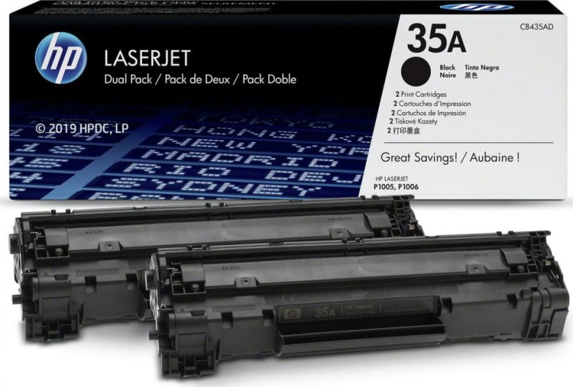 HP 35A Black Originál  (CB435AD)