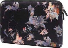 Trunk Trunk 14" PC Sleeve, Black Flower. Neopr