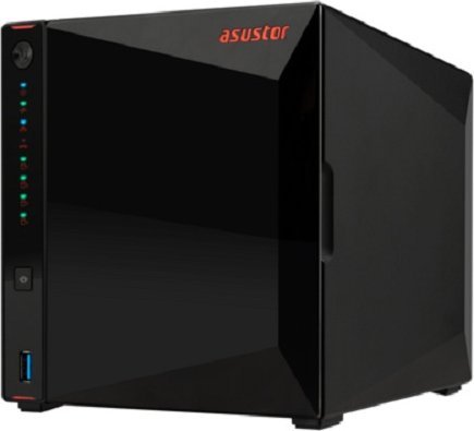 Asustor Nimbustor 4 Gen2 AS5404T 4-kieszeniowy 4GB RAM Intel Celeron N5105 Quad-Core 2.0GHz 4x M.2 NVMe 2x 2.5GbE LAN (S5624789)