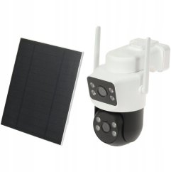 Uniview Solarna IP, vonkajšia z czujką PIR - 4&nbsp;Mpx 3.6&nbsp;mm 4G LTE (ICSEE-W41SD-SOLAR-AOV-4G)