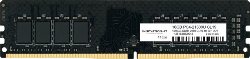 Innovation IT DDR4, 16 GB, 2666MHz, CL19 (Inno16G26662GS)