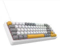 Ducky INCA Gaming Klawiatura RGB/RedSwitch/USB/Mechan. 2.00m Biely (592616)