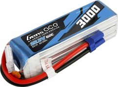Gens Ace akumulátor Gens ace 3000mAh 22.2V 60C 6S1P Lipo z konektorem EC5 plug