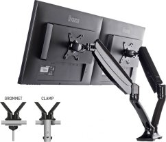 iiyama Držiak na 2 monitory 10" - 27" (DS3002C-B1)