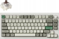 Keychron Keychron Q1 Max QMK/VIA Wireless Custom Mechanical Keyboard Fully Assembled Knob / Shell White / Gateron Jupiter Brown