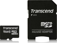 Transcend MicroSDHC 16 GB Class 10  (TS16GUSDHC10)
