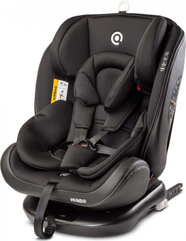 Caretero CARETERO AutosedačkaMUNDO ISOFIX 0-36KG BLACK