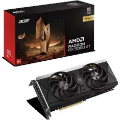 Acer Karta graficzna Acer Nitro Radeon RX 9060 XT 16 GB OC z procesorem AMD, 16 GB pamięci GDDR6, port HDMI: 1, złącze PCI Express 5.