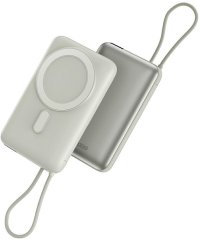 Energea PowerBank Bazic Fusion Mag 10000mAh MagSafe kabel USB-C Sivý