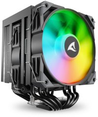 Sharkoon Sharkoon A60 RGB Procesor Chłodnica powietrza 12 cm Čierny 1 ks