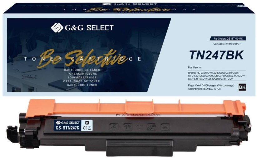 G&G Select Toner kompatybilny z Brother TN-247BK