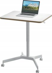 Leitz Leitz 65360001 biurko komputerowe Kształt štvorcový Aluminium Biely