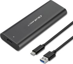 Qoltec Kieszeń do dysków M.2 SATA SSD | NVME | USB typ C
