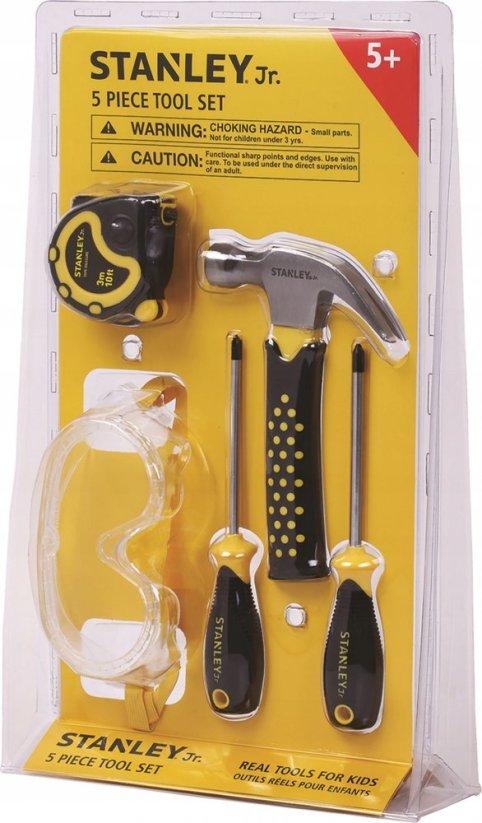 Stanley Junior Sada narzędzi pre deti Stanley Jr 5-częściowy (ST004-05-SY)