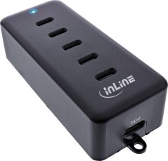 iLuv InLine® 5-Port USB-C PowerHub, Ladegerät-Erweiterung, max. 100W