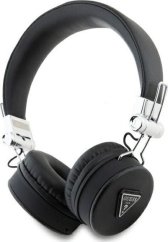 Guess Guess Bluetooth ENC GUBH70PGTSPSK on-ear headphones black/black Grained Classic Round Shape