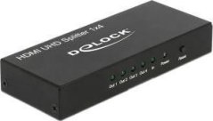 Delock Prepínač SPLITTER HDMI 1 NADAJNIK->4 ODBIORNIKI ULTRA HD 4K DELOCK - 18684