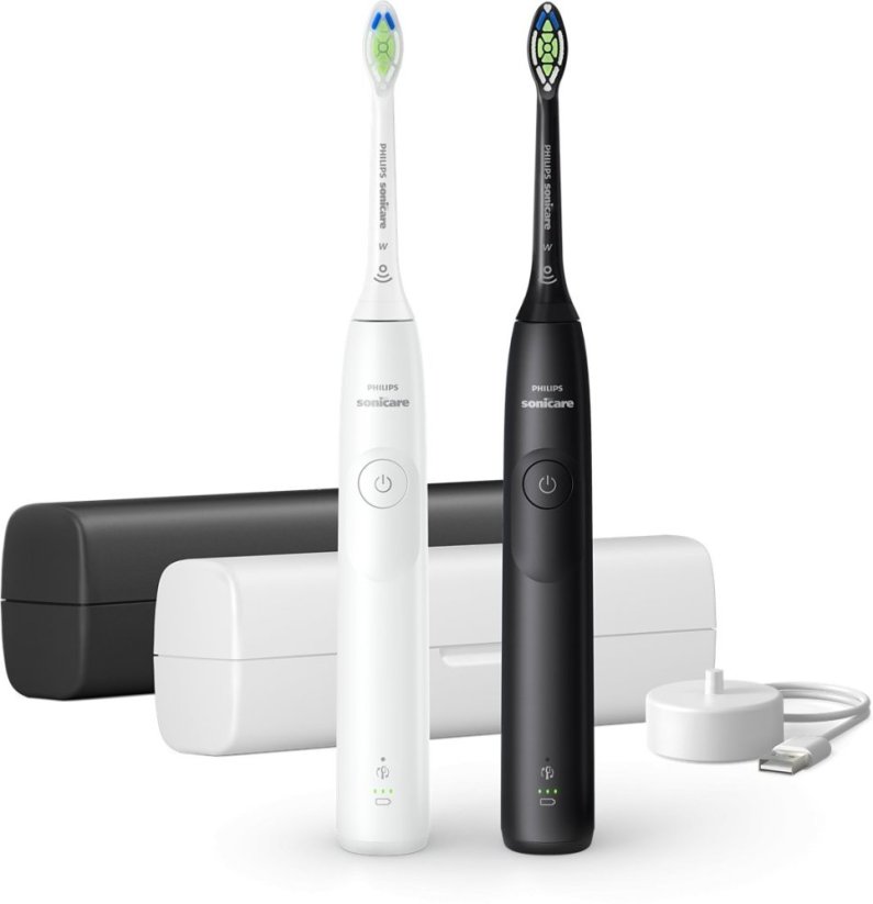 Philips Sonicare 5300 HX7109/01 2 szt. Czarna/Biała