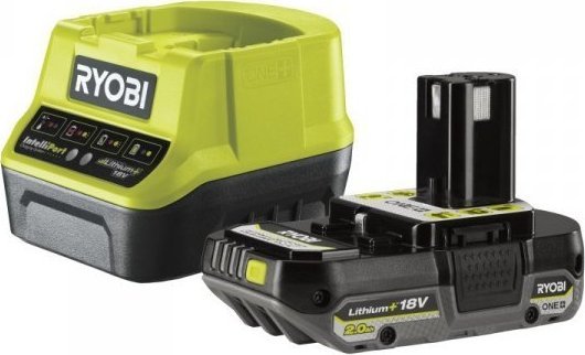 Ryobi akumulátor LI-ION 2.0AH 18V + Nabíjačka ONE+ RC18120-120C (1 SZT)