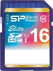 Silicon Power Elite SDHC 16 GB Class 10 UHS-I/U1 (SP016GBSDHAU1V10)
