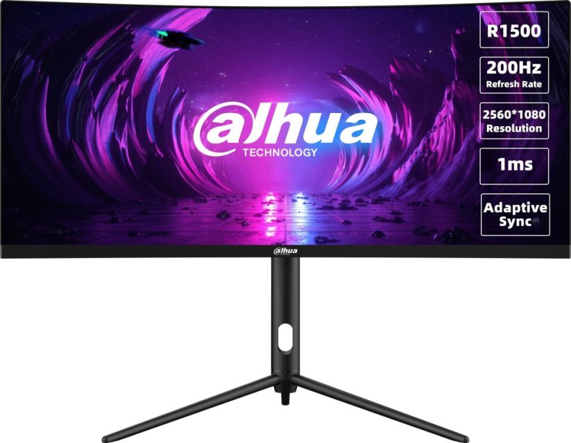 Dahua Technology Dahua Technology LM30-E330CA monitor komputerowy 76,2 cm (30") 2560 x 1080 px UltraWide Full HD LCD Čierny, Červený
