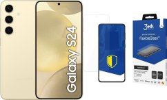 Samsung Galaxy S24 5G 8/128GB Żółty (SM-S921BZYDEUE) + FlexibleGlass