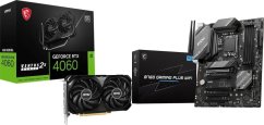 MSI GeForce RTX 4060 Ventus 2X Black OC 8GB GDDR6 + MSI B760 GAMING PLUS WIFI