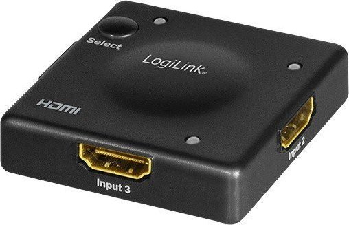 LogiLink Switch HDMI 3x1-Port, 1080p/60Hz, Mini, HDCP, CEC