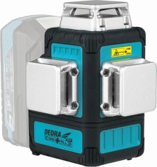 Dedra Multilaser 3D 18V, Zelený, walizka SAS