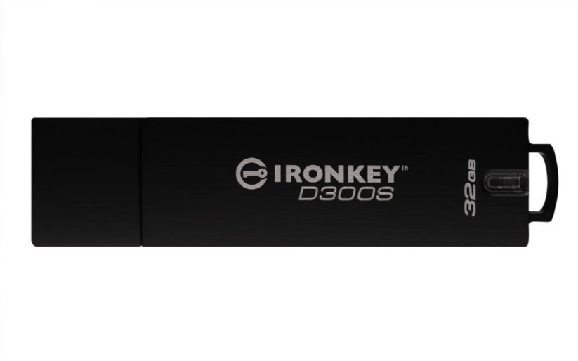 Kingston Kingston Technology IronKey D300S pamięć USB 32 GB USB Typu-A 3.2 Gen 1 (3.1 Gen 1) Čierny