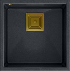 Quadron DAVID 40 GraniteQ black diamond/elementy złote