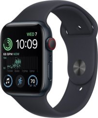Apple Watch SE 2022 GPS + Cellular 44mm Midnight Alu Sport Modrý  (MNPY3WB/A)