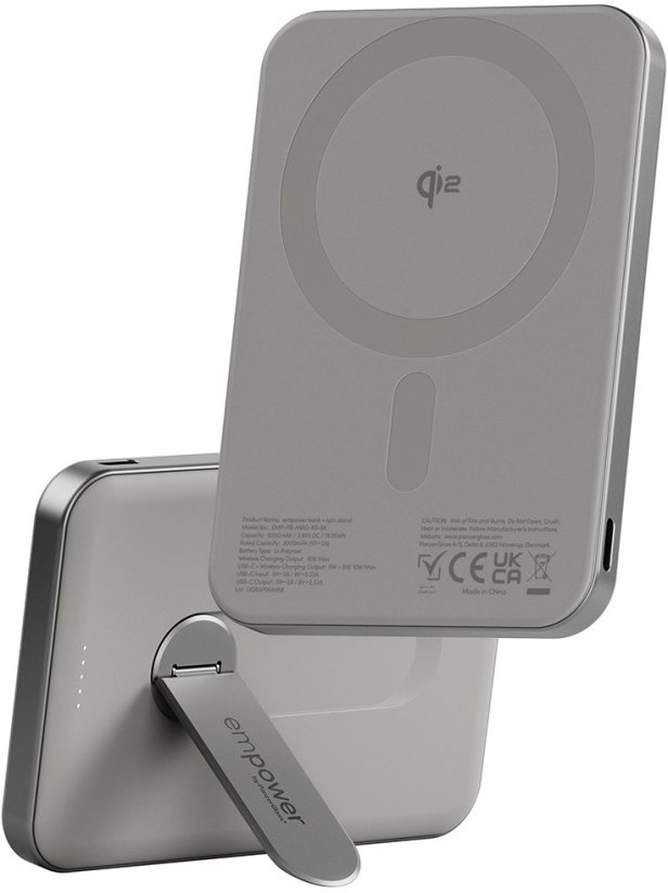 PanzerGlass Bank Spin Stand 5000mAh Szary